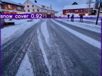 基于yolov5的积雪检测的训练(包含样本:训练855样本测试65样本,检测类别1类)